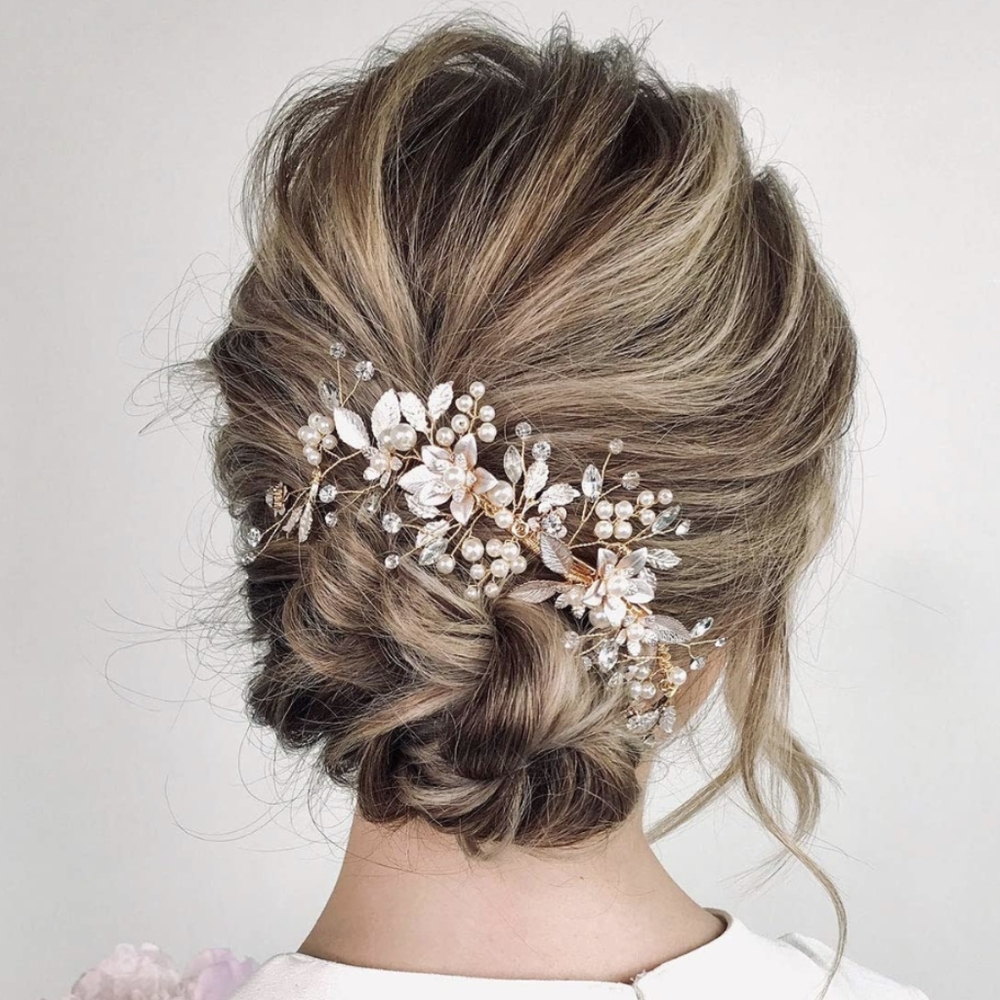 NEW Rose Gold Bridal Hairpiece